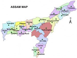 Assam Map